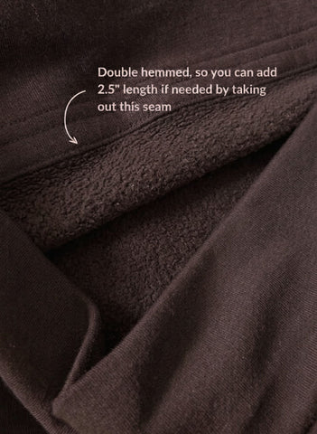The Fleece Wide-leg Sweatpants