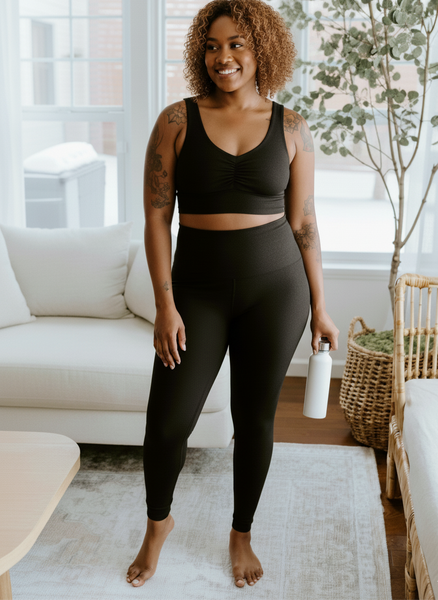 The French Terry Bamboo High Rise Leggings – Prana Vida